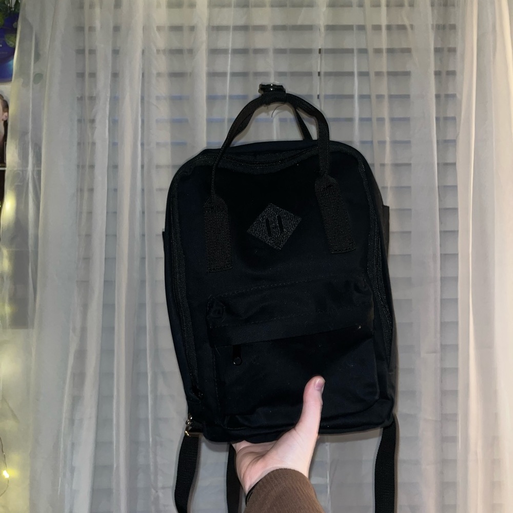 Small Black Backpack Purse